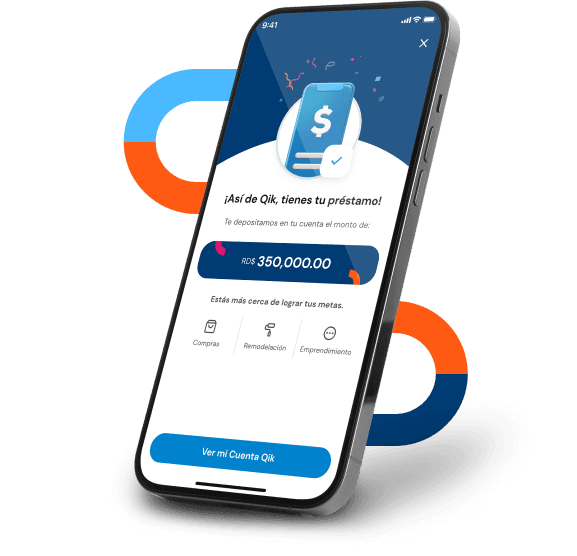 Los Préstamos Qik tienen aprobación y desembolso instantáneos.
