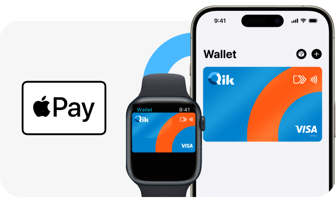 Apple Pay Tarjeta de Débito Qik